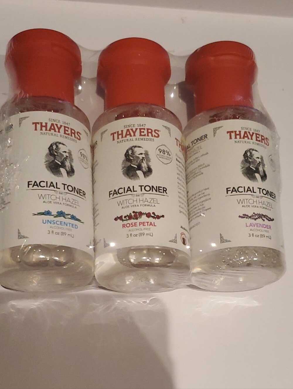 Thayers Facial Toner Witch Hazel - Set Of 3  (3 fl oz Each)